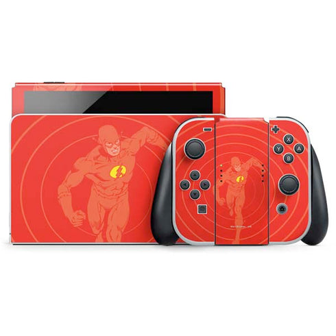 DC Comics The Flash Classic Art Pose Nintendo Switch OLED (2021) Skin